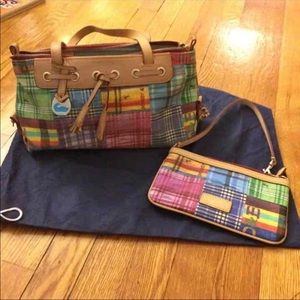 Dooney & Burke wristlet and bag combo